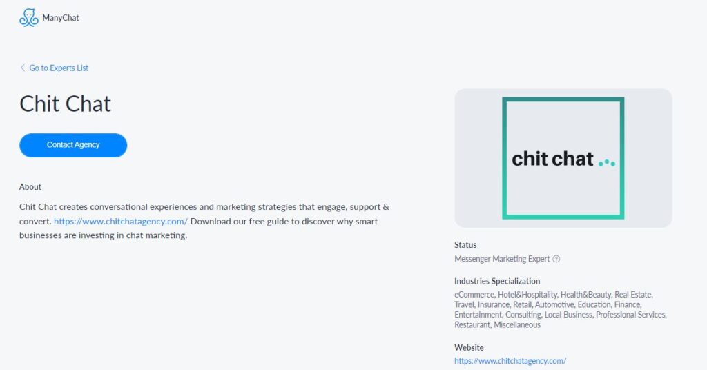 ChitChatBot.ai — Certified ManyChat Experts & Agency Partners