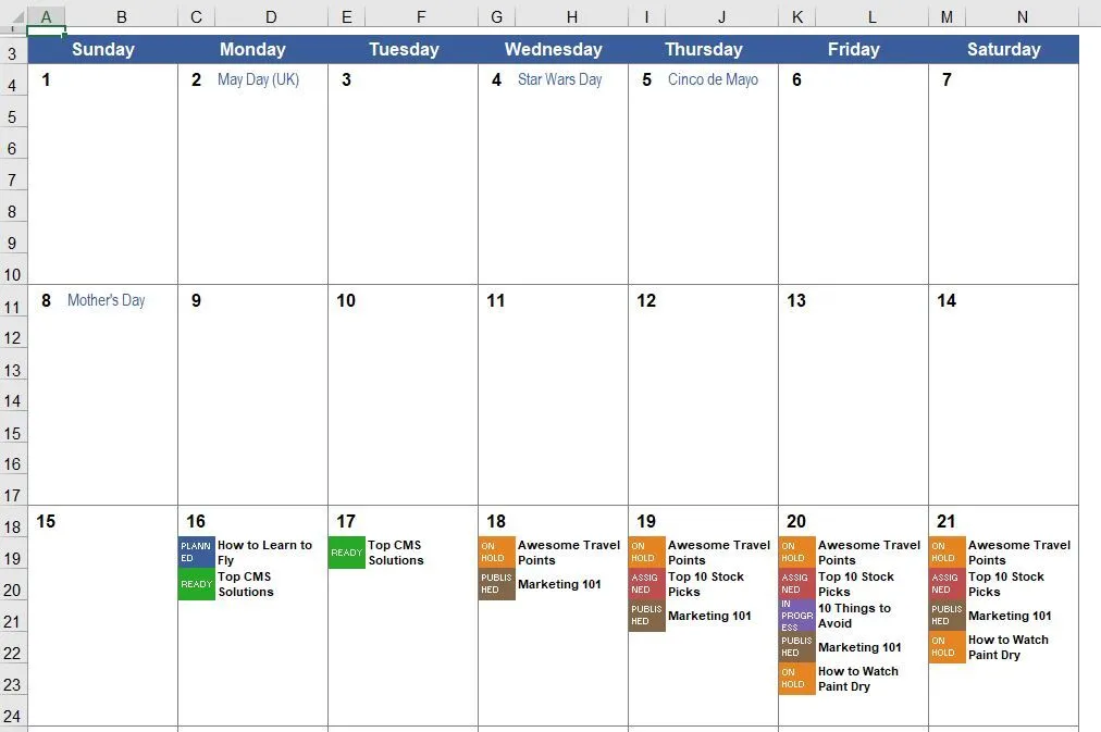 social calendar 1 - ChitChatBot - AI Bot Building Platform