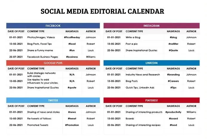social calendar 2 - ChitChatBot - AI Bot Building Platform