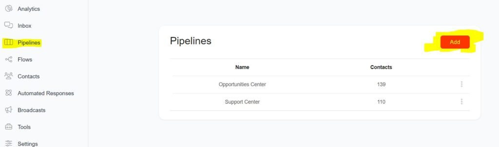 add pipeline - ChitChatBot - AI Bot Building Platform