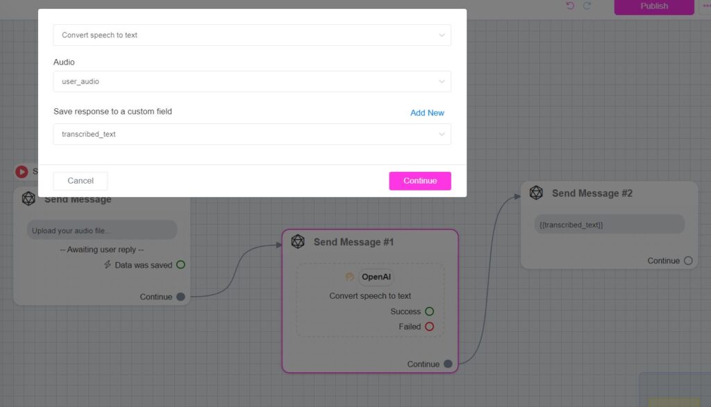 audio2 - ChitChatBot - AI Bot Building Platform
