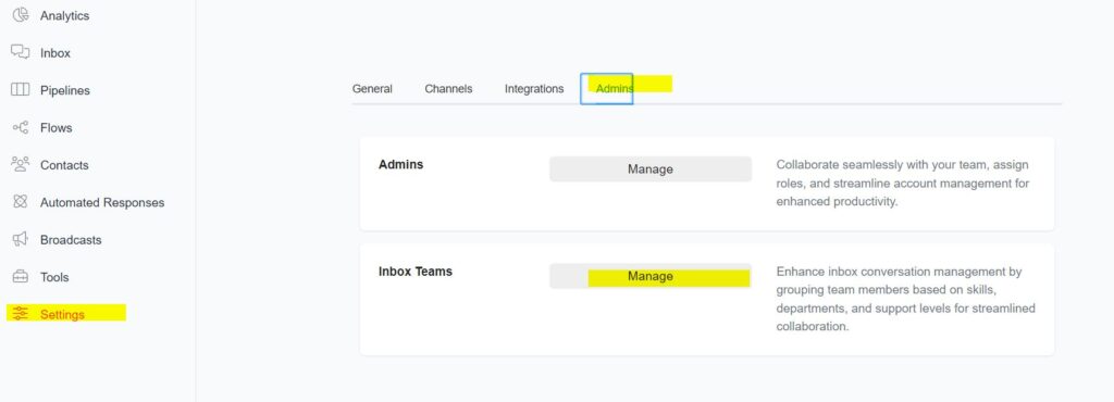 inbox - ChitChatBot - AI Bot Building Platform