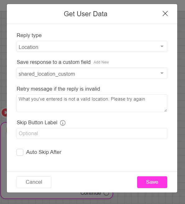 location1 - ChitChatBot - AI Bot Building Platform