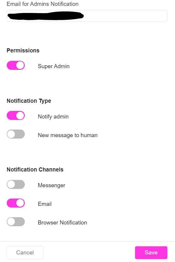 notifications2 - ChitChatBot - AI Bot Building Platform