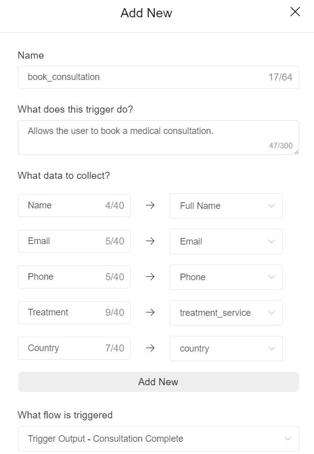 trigger - ChitChatBot - AI Bot Building Platform