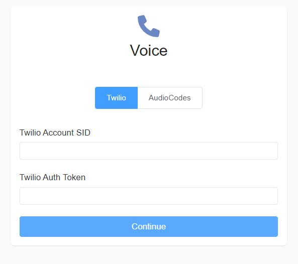 twilio setup - ChitChatBot - AI Bot Building Platform