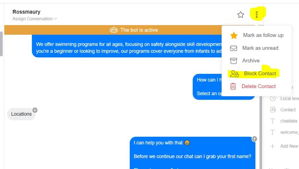 block - ChitChatBot - AI Bot Building Platform