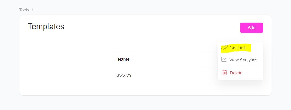 template get link - ChitChatBot - AI Bot Building Platform